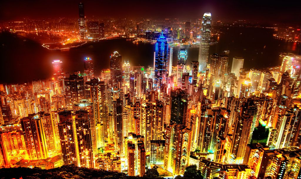 Import z Hongkongu - widok na miasto