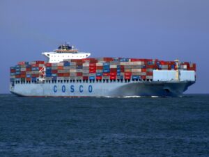 Transport z Chin - statek